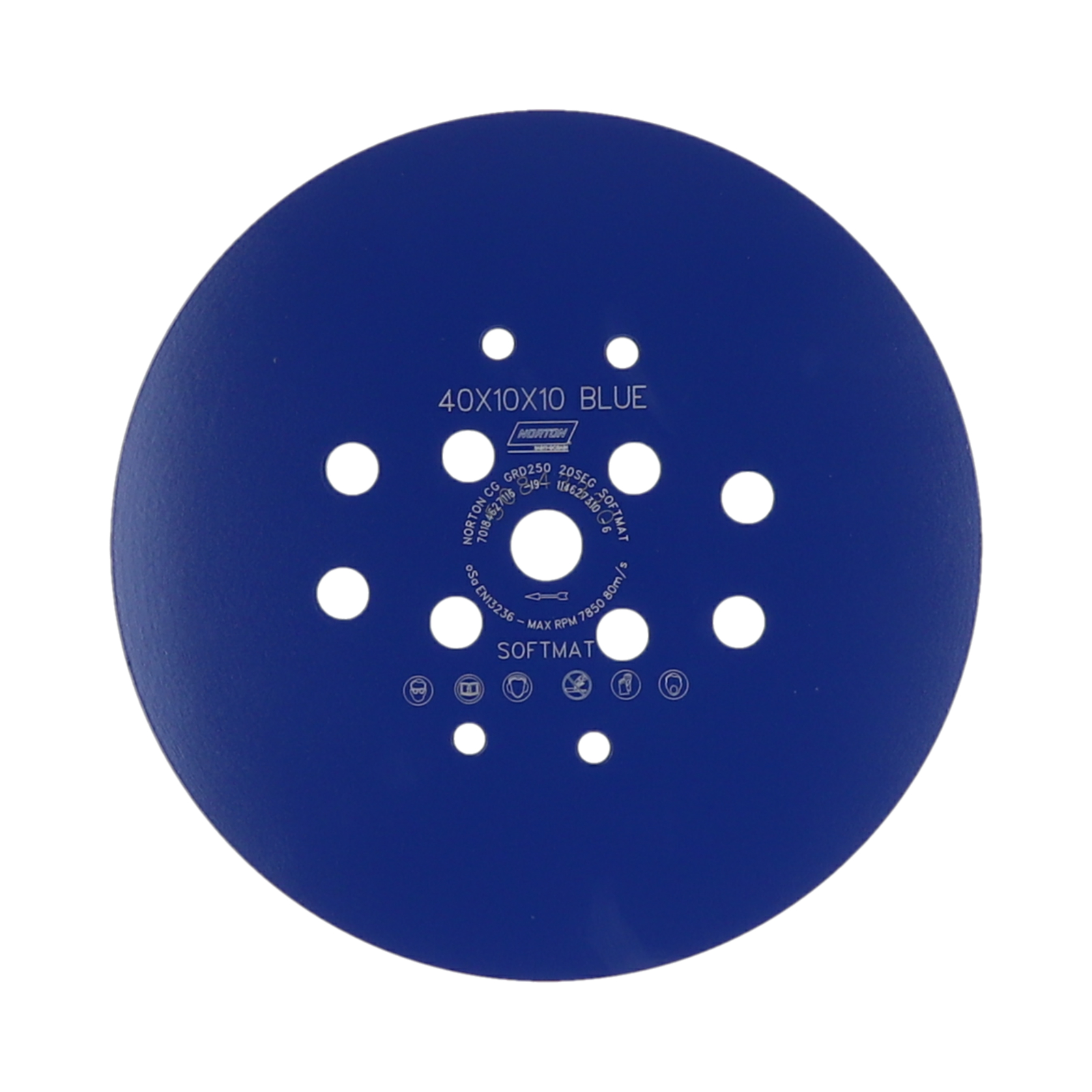Anneaux plateau surfaçage 250 mm GRD252 tendre sols tendres NORTON - 70184627116