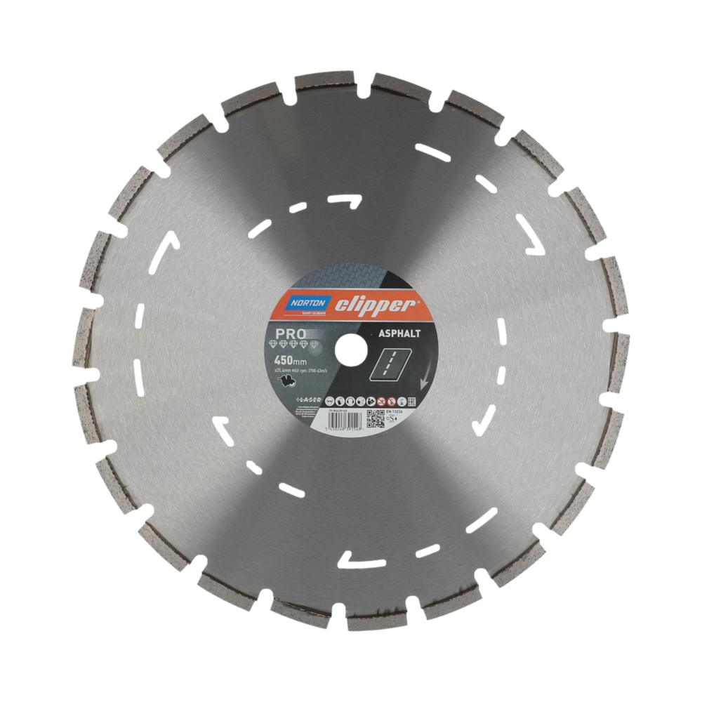 Disques diamant Clipper-PRO ASPHALT-450-10x3.2 NORTON - 70184628160