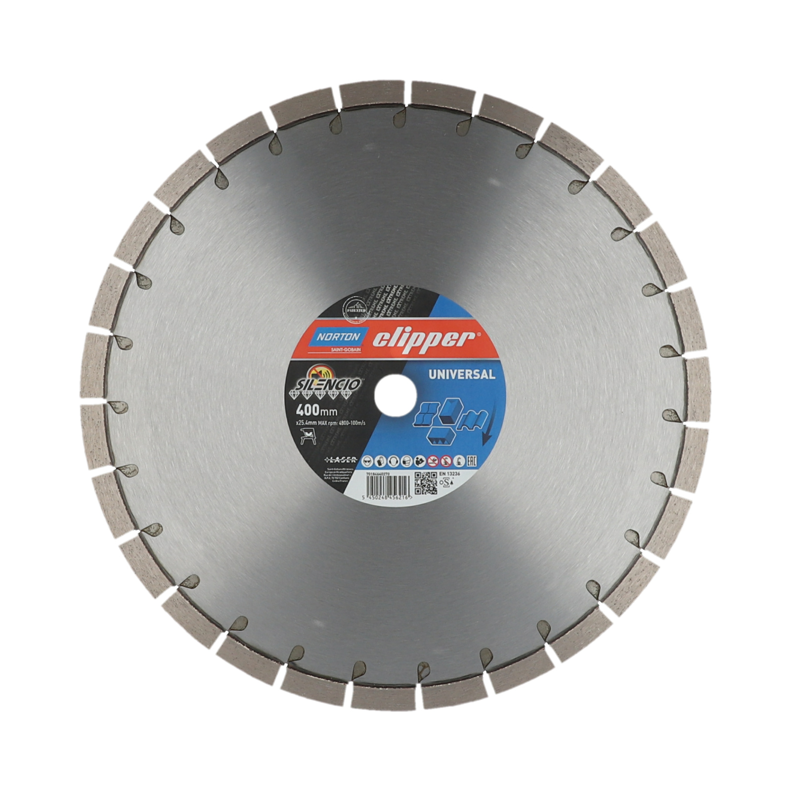Disque diamant EXTREME UNIVERSAL SILENCIO diam 400 mm NORTON - 70184640270