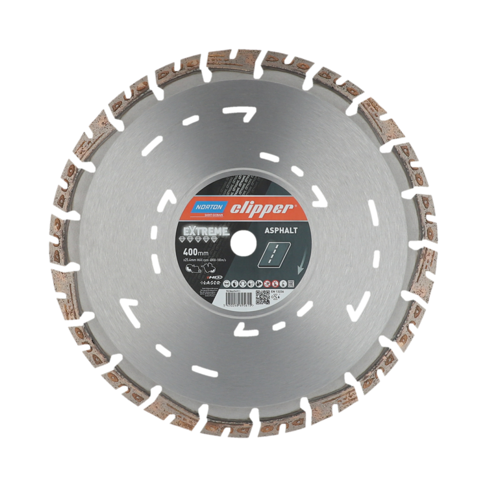 Disques diamant Clipper-EXTREME ASPHALT-400-15x3.2 NORTON - 70184694911