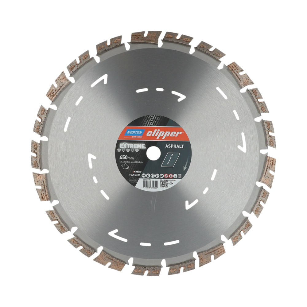 Disques diamant Clipper-EXTREME ASPHALT-450-15x3.2 NORTON - 70184694912