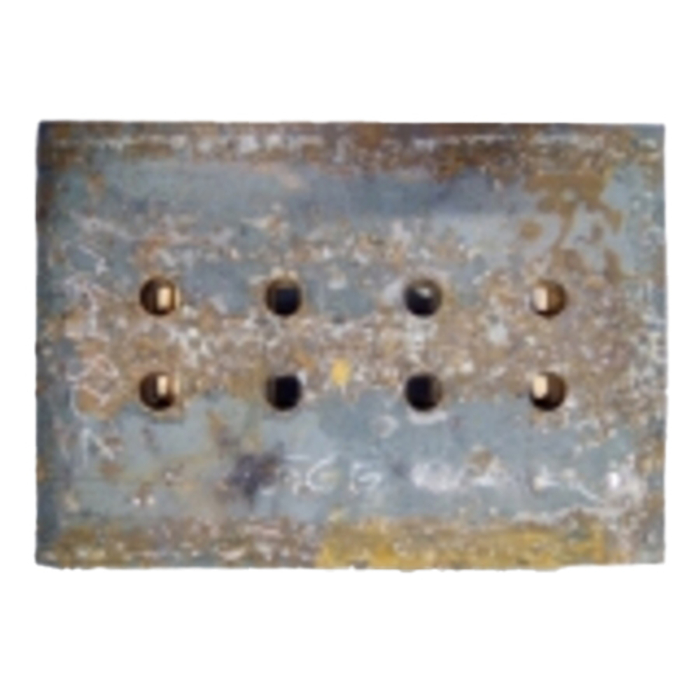 Contre lame de godet latérale reversible 8 trous en 1