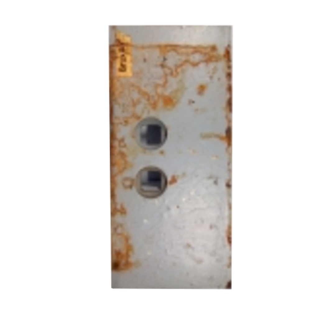 Contre lame de godet latérale reversible 2 trous en 1