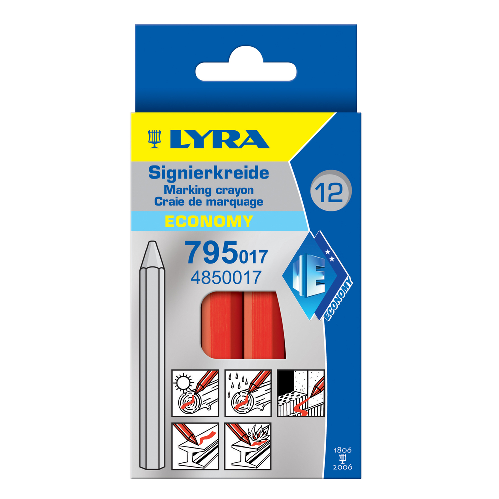 CRAIE DE MARQUAGE LYRA - ETUI DE 12