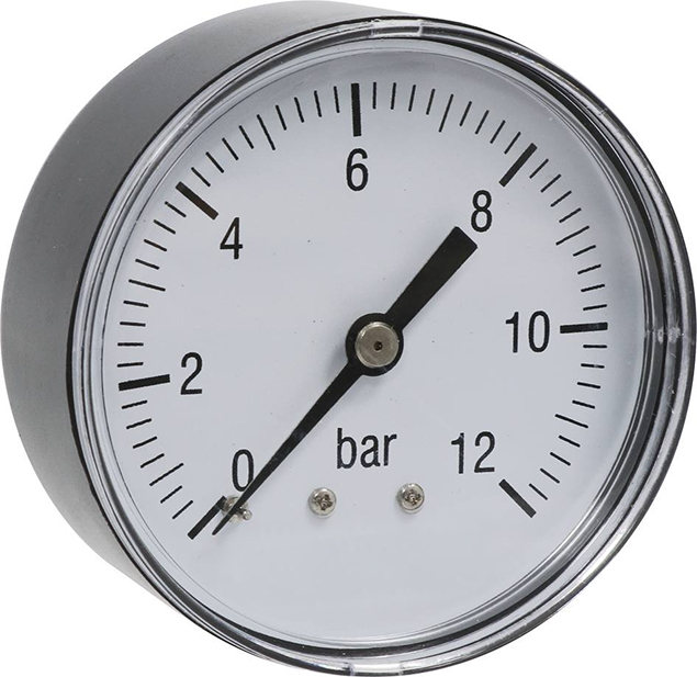 Manomètre D50 mm 12 bar 1-4' pac PRODIF - 1195M