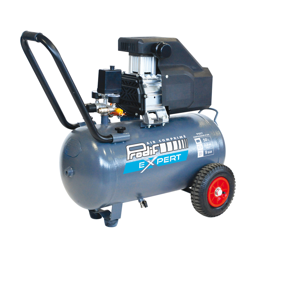 COMPRESSEUR D'AIR PRODIF SANS HUILE 50L 9 BAR 2,5CV - P857