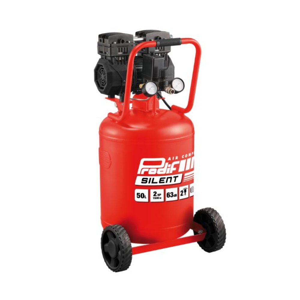 Compresseur vertical silencieux PRODIF 50 litres 2850 tr/min 2cv SIL750V