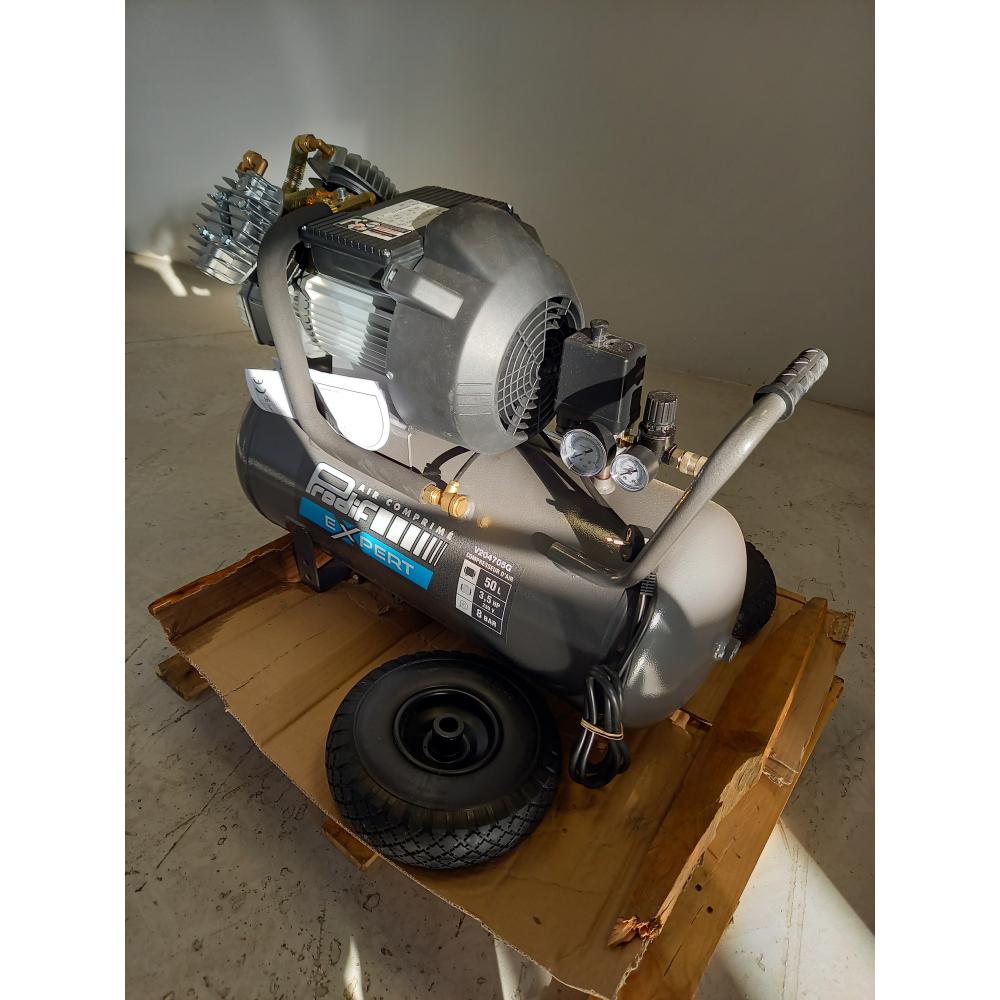 COMPRESSEUR D'AIR PRODIF 50L 8 BAR 3,5CV BI CYLINDRES - OCCASION - V204705G