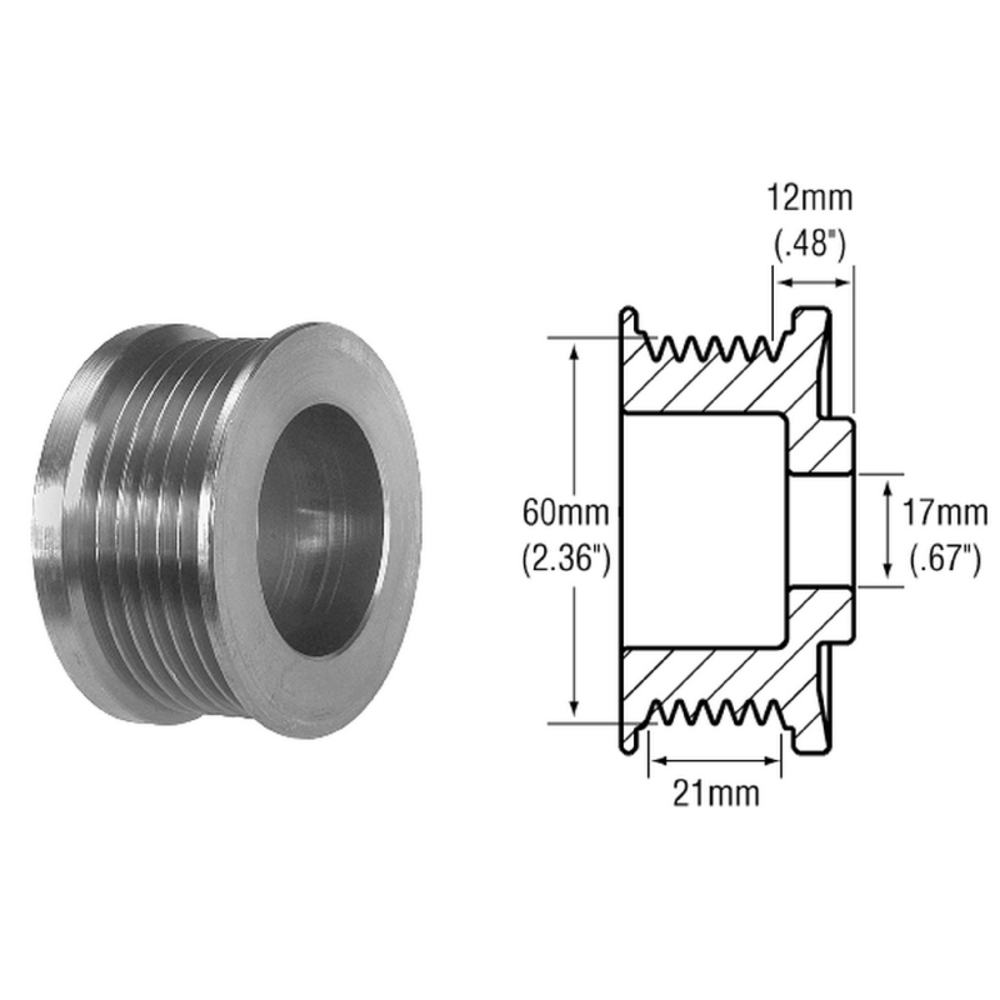 Poulie débrayable - WAI Neuf - 051.000.315.440