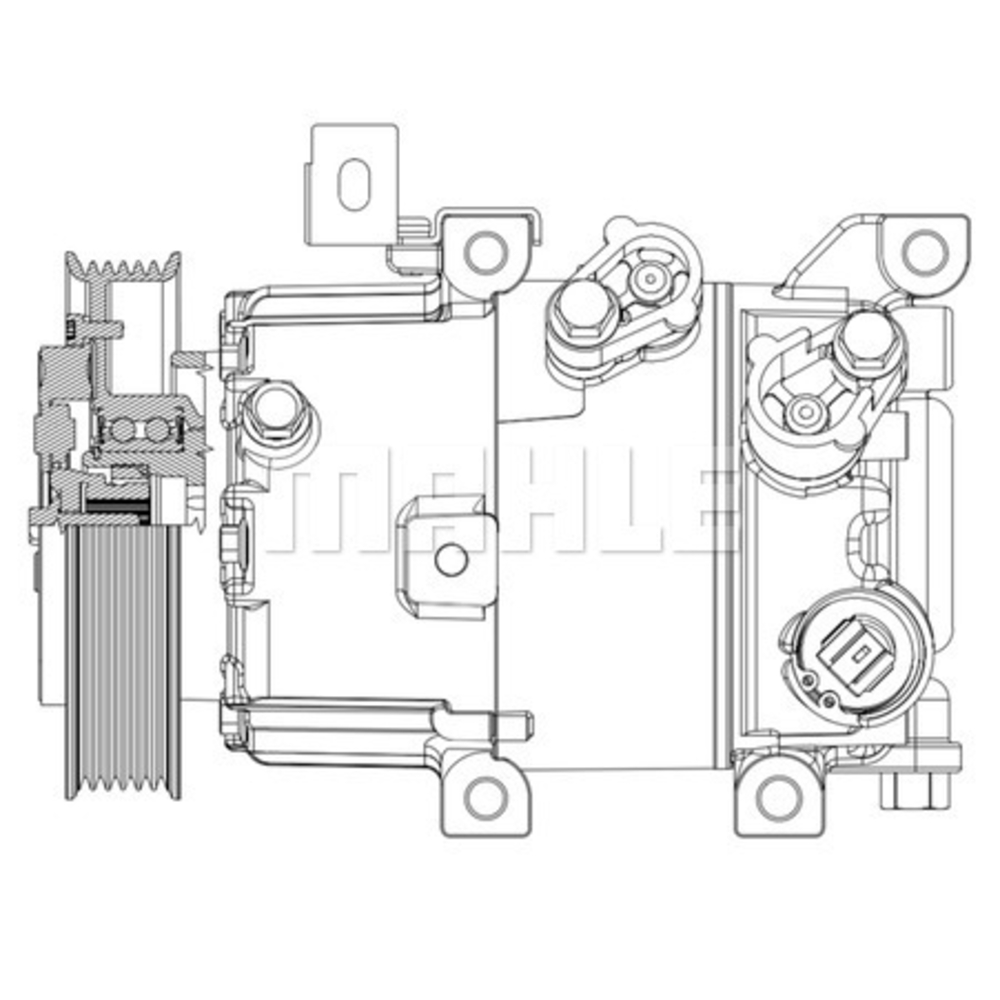 Compresseur de clim Kia/Hyundai - Mahle Neuf - 090.155.019.310
