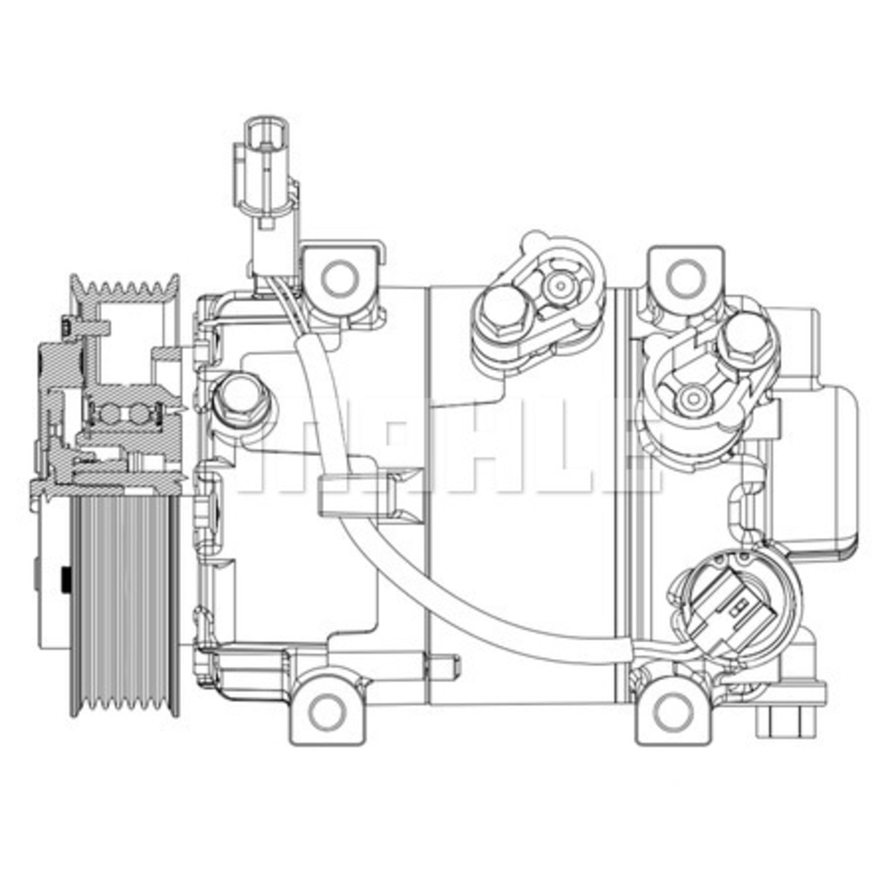 Compresseur de clim Kia/Hyundai - Mahle Neuf - 090.155.020.310