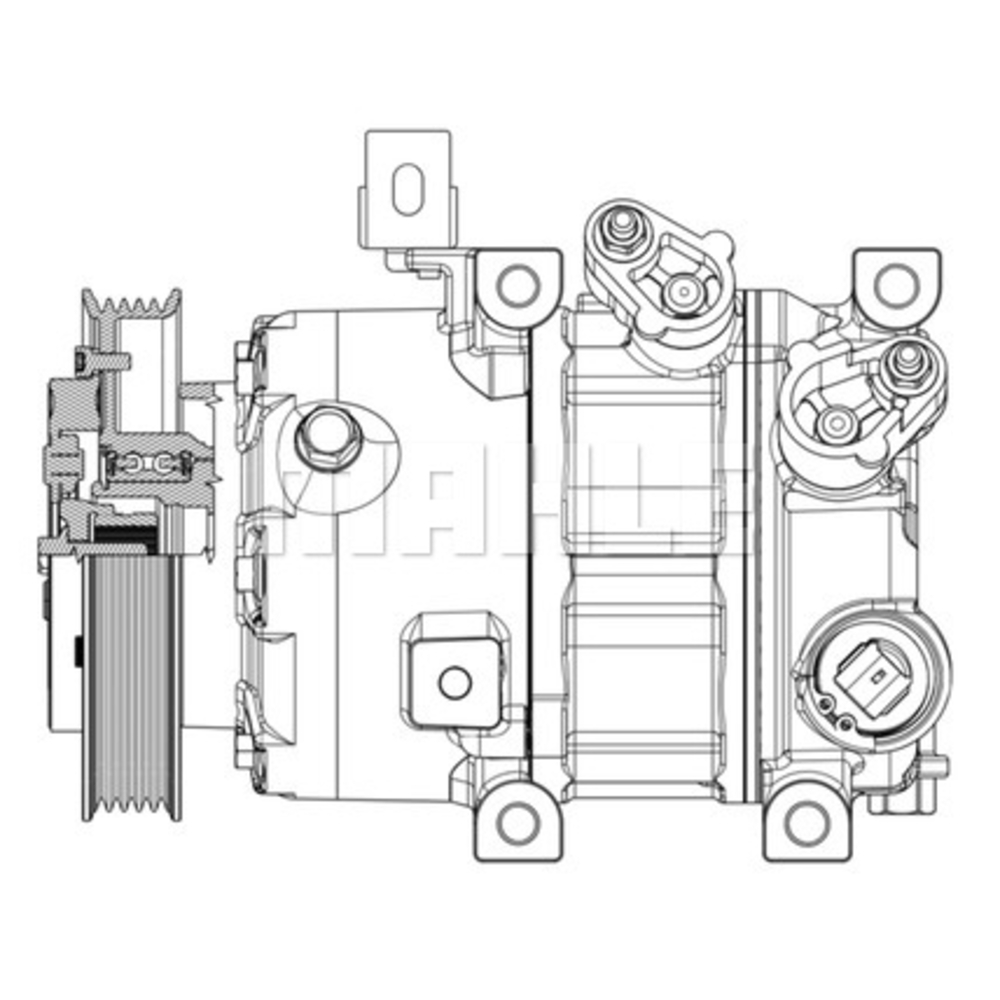 Compresseur de clim Kia/Hyundai - Mahle Neuf - 090.155.026.310