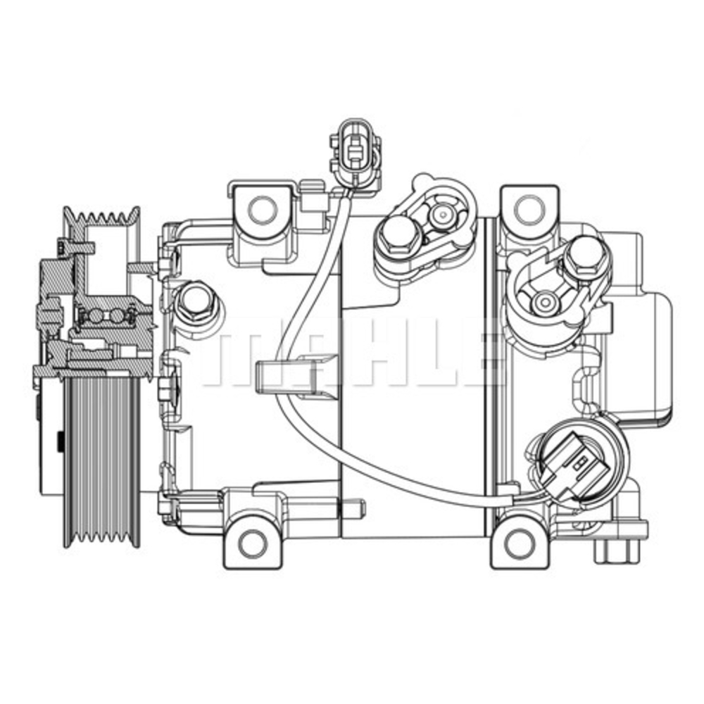 Compresseur de clim Kia/Hyundai - Mahle Neuf - 090.255.007.310
