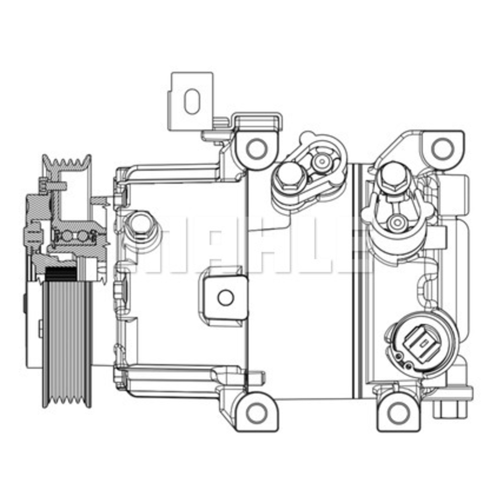Compresseur de clim Kia/Hyundai - Mahle Neuf - 090.255.009.310