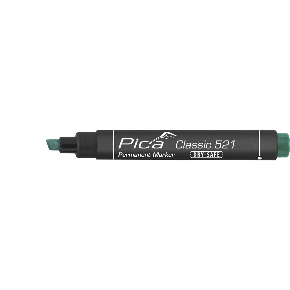 Marqueur pica classic 521 permanent biseauté vert PICA - 52136