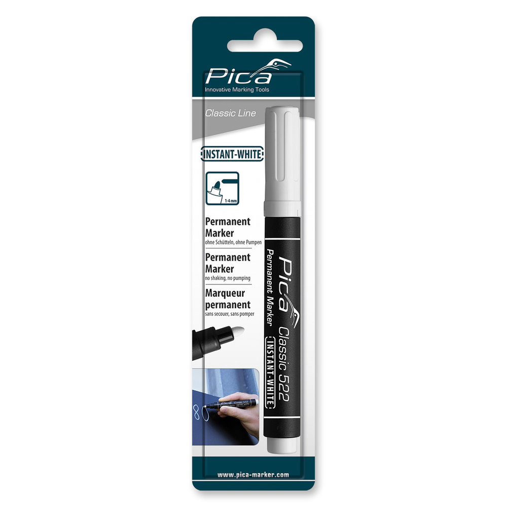 Marqueur pica classic 'instant white' 2 - 4mm PICA - 52252