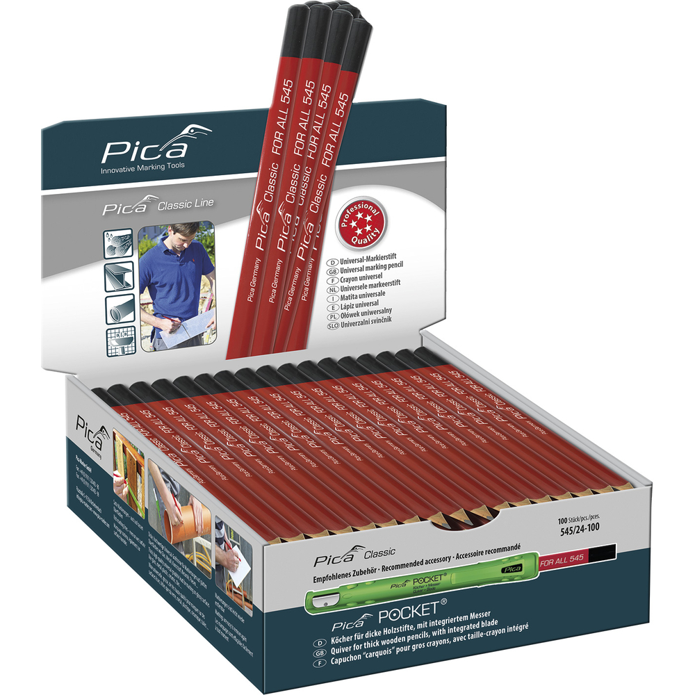 Crayon carreleur universel 'for all' 24 cm PICA - 54524-100