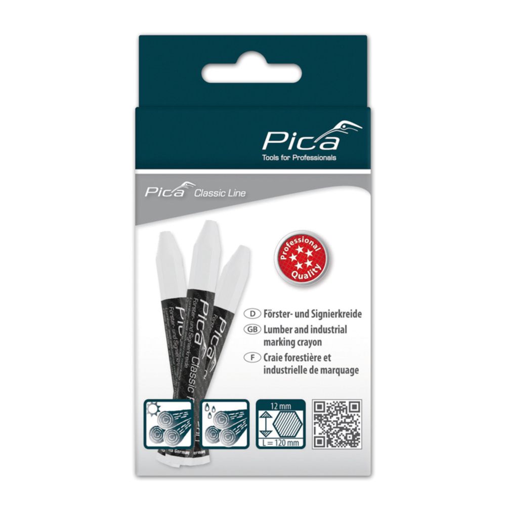 Craie forestière pica classic pro blanc PICA - 59052