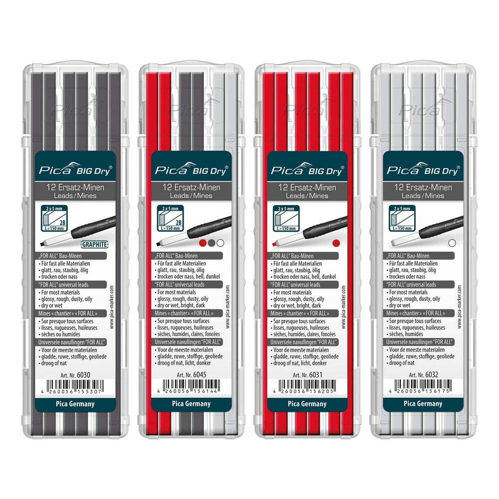 Etui de 12 mines pica big dry for all PICA - 6030