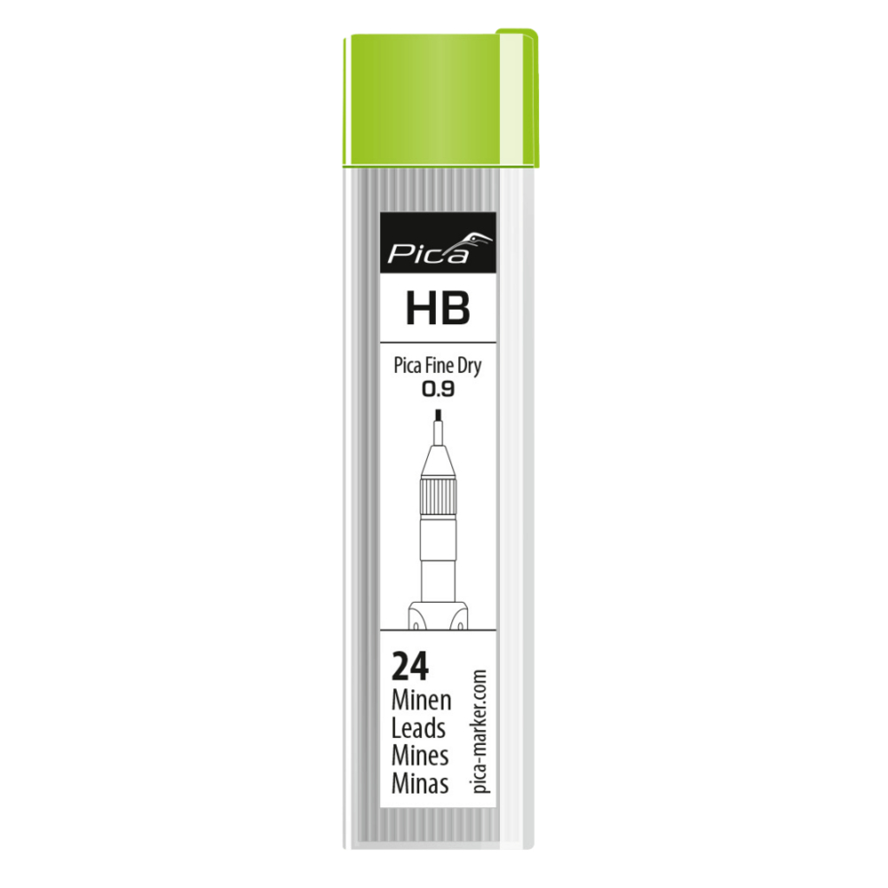 RECHARGE MINES 0,9MM HB PICA FINE DRY - 7030