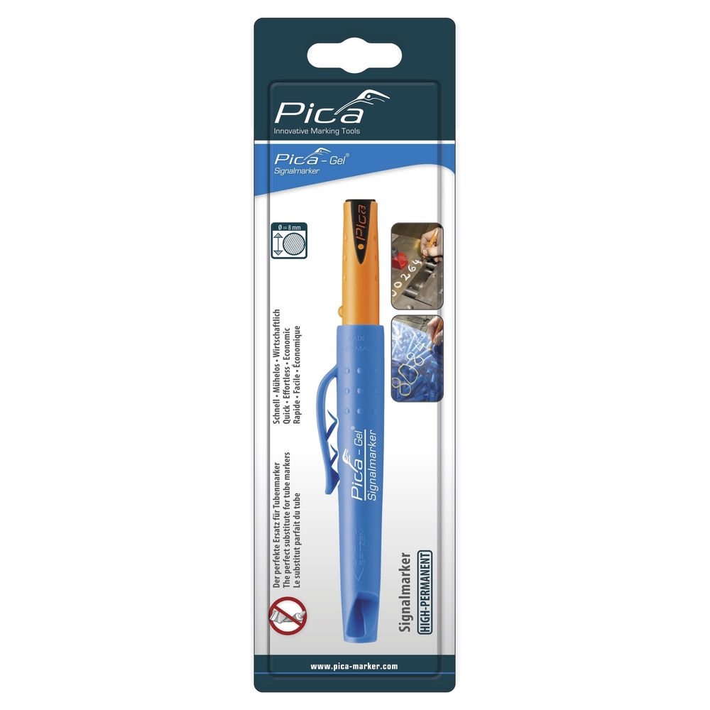 Marqueur noir gel pica haute température 1000°C - vendu à l'unité PICA - 8083