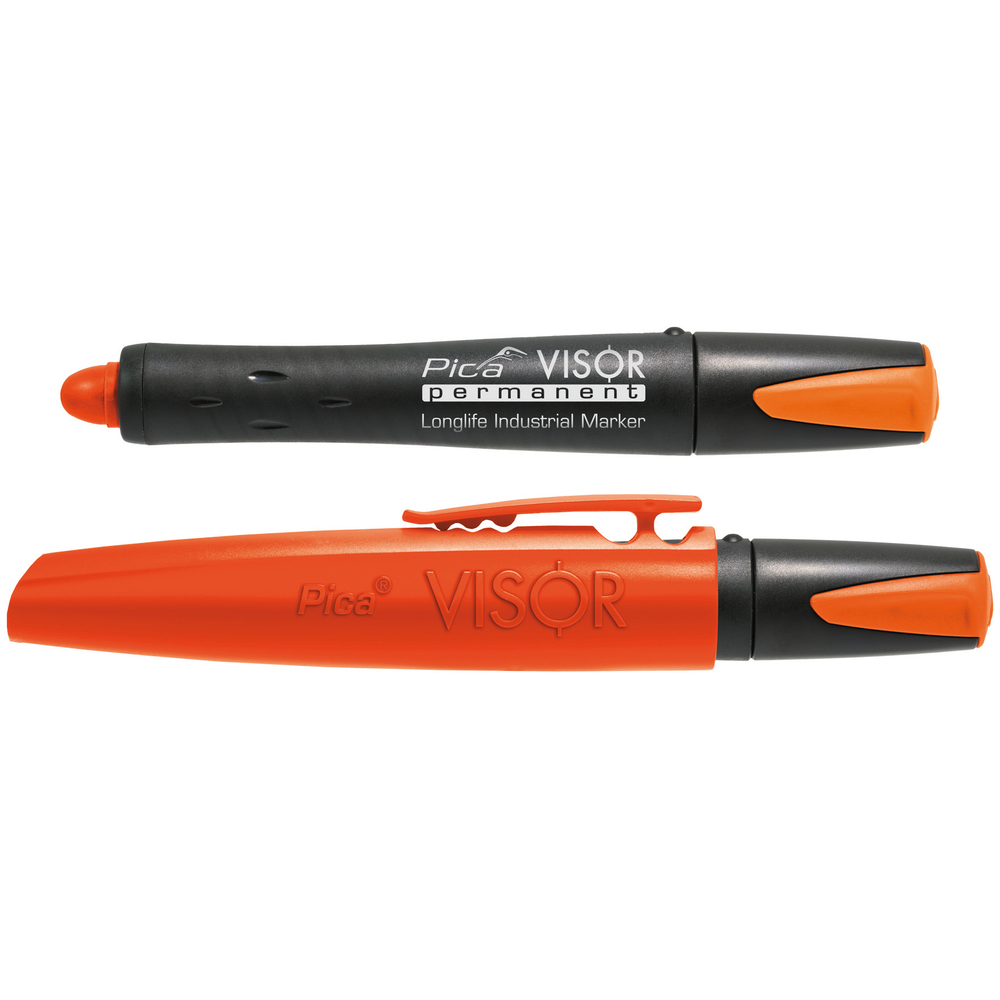 Marqueur permanent visor pica industrial marker fluo - orange PICA - 990054