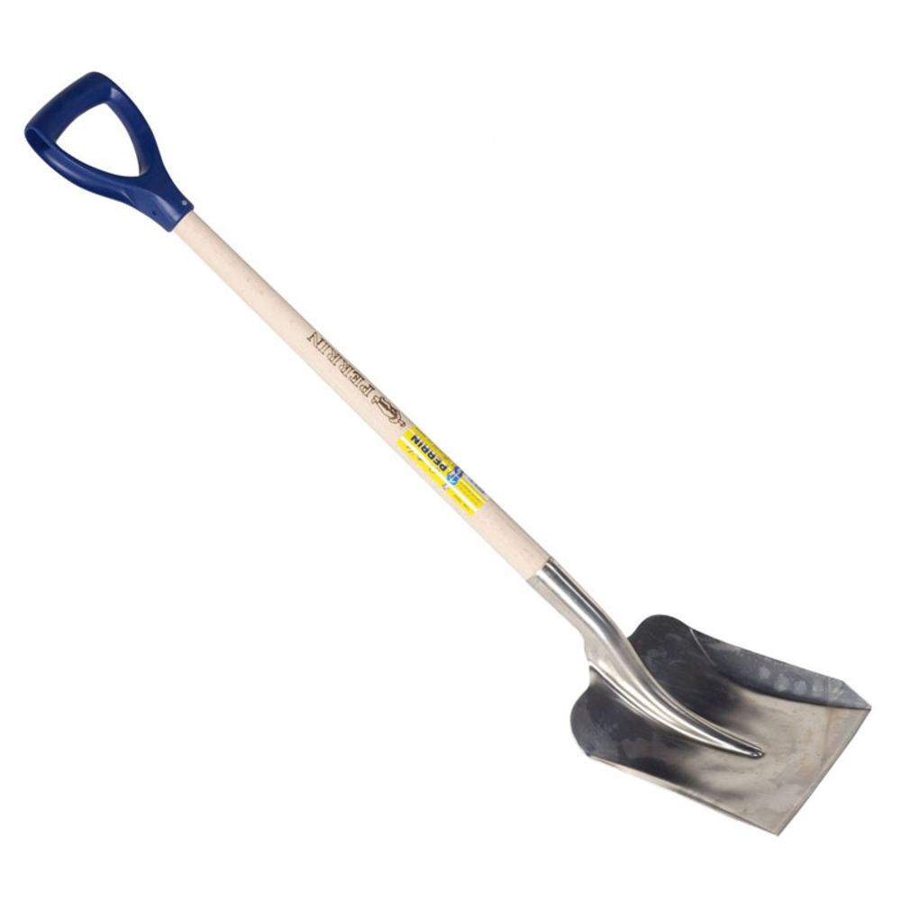 PELLE AUTO ALU MANCHE 0.585 M AVEC POIGNÉE PLASTIQUE PEFC 100 % PERRIN - 146624