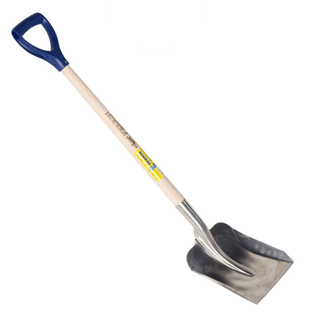 PELLE AUTO INOX MANCHE 0.585 M AVEC POIGNÉE PLASTIQUE PERRIN - 157624