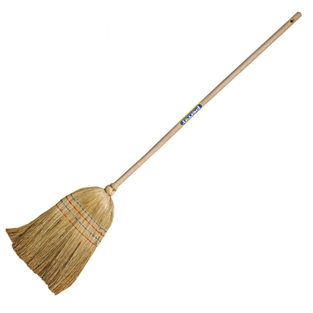 BALAI EN PAILLE SORGHO 5 FILS EMMANCHÉ LONGUEUR TOTALE 1.40 M (30x45) PERRIN - 390010