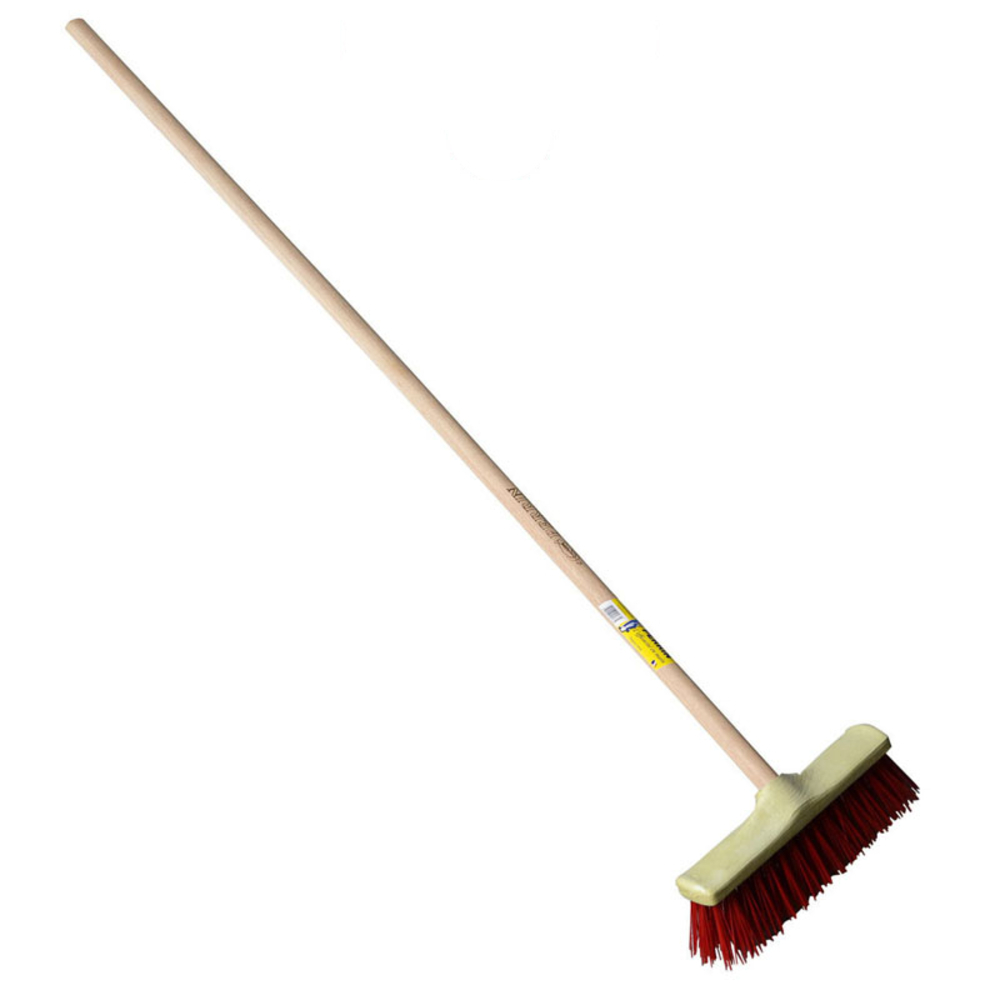 BALAI CANTONNIER 30 CM TOUT PLASTIQUE AVEC MANCHE BOIS 1.50 M PERRIN - 390134