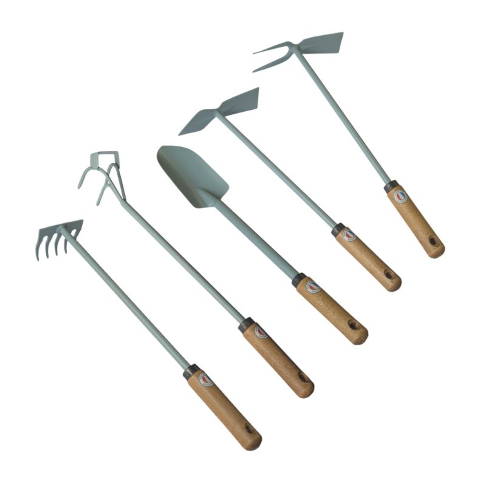 LOT OUTILS DE ROCAILLE MANCHE EXTRA-LONG 565230 + 569250 + 571205 + 572219 + 573219 PERRIN - 504207