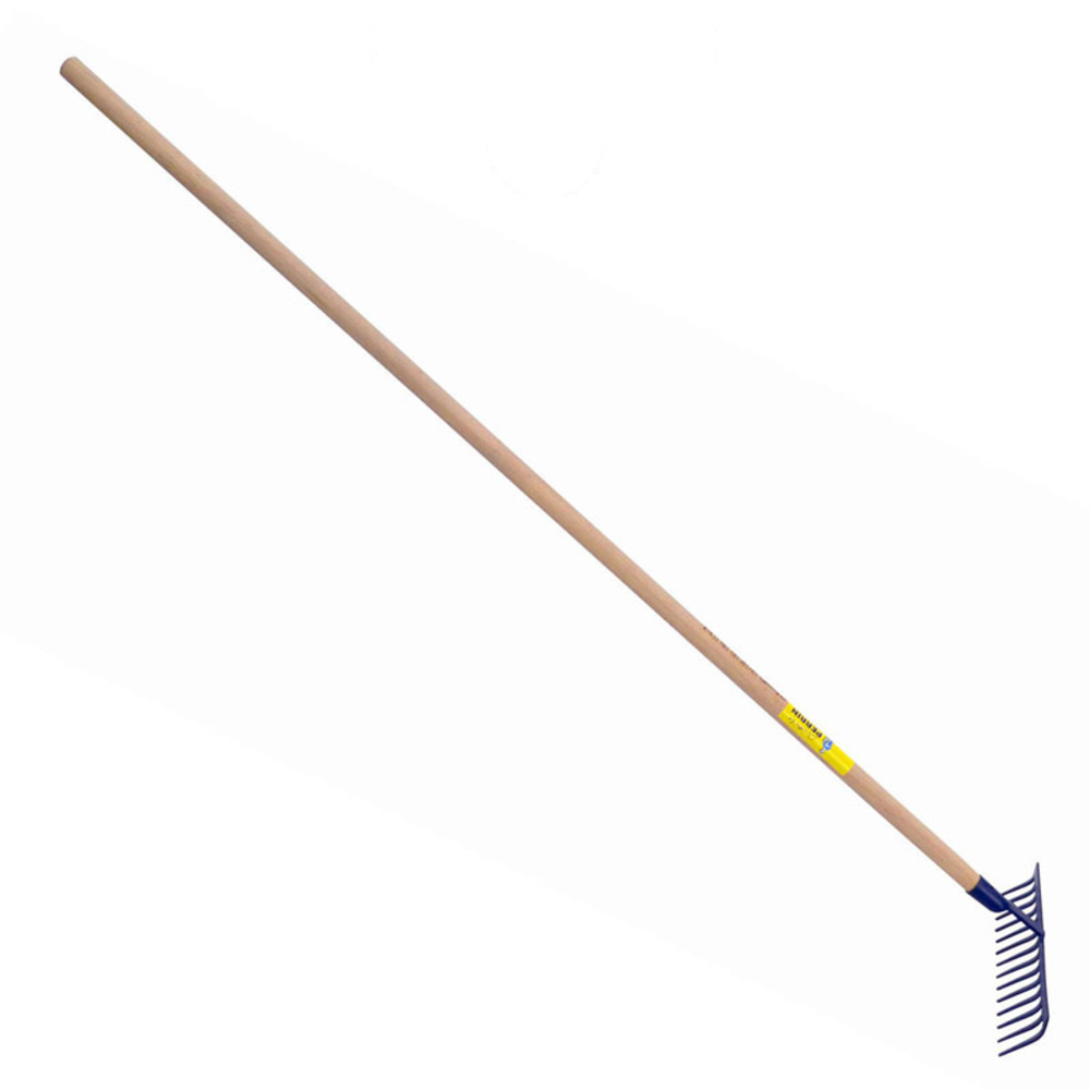 RATEAU FORGE 12 DENTS COURBÉES EMMANCHÉ BOIS 1.65 M PERRIN - 516212
