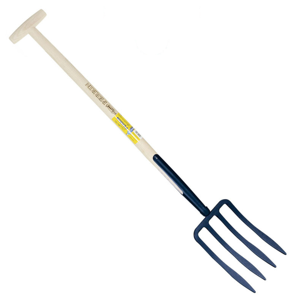 FOURCHE A BECHER A SOIE 4 DENTS SPATULÉES MANCHE BEQUILLE TOURN PERRIN - 622427