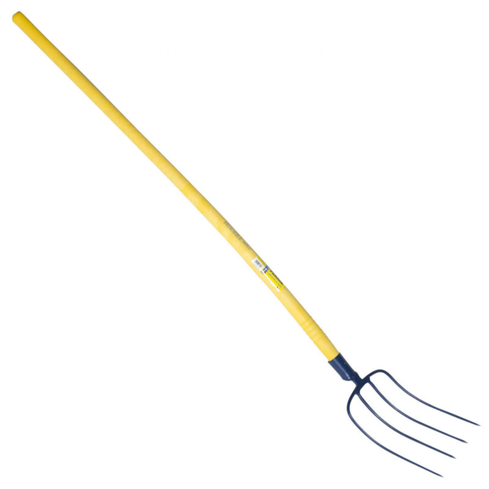 FOURCHE A FUMIER DOUILLE 4DENTS M COMP MANCHE COMPOSITE COURBE 1.35 M PERRIN - 626829