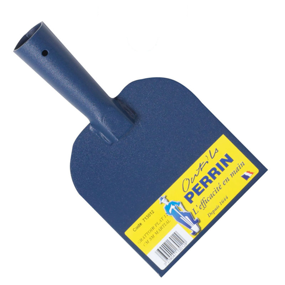 GRATTOIR PLAT 12 CM SANS MANCHE Soudé petite douille PERRIN - 713012