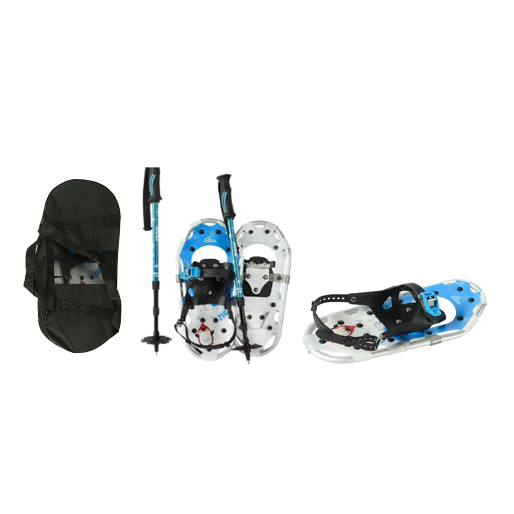 RAQUETTES NEIGE ENFANT 6 /10 ANS +BATONS + SAC DE TRANSPORT PERRIN - 800021