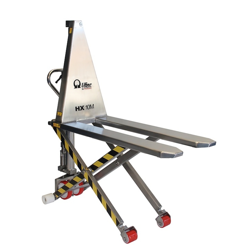 Transpalette Inox HX10M Manuel - Levée Rapide Fourches 1150x540mm - PRAMAC - GT0420VB8I0