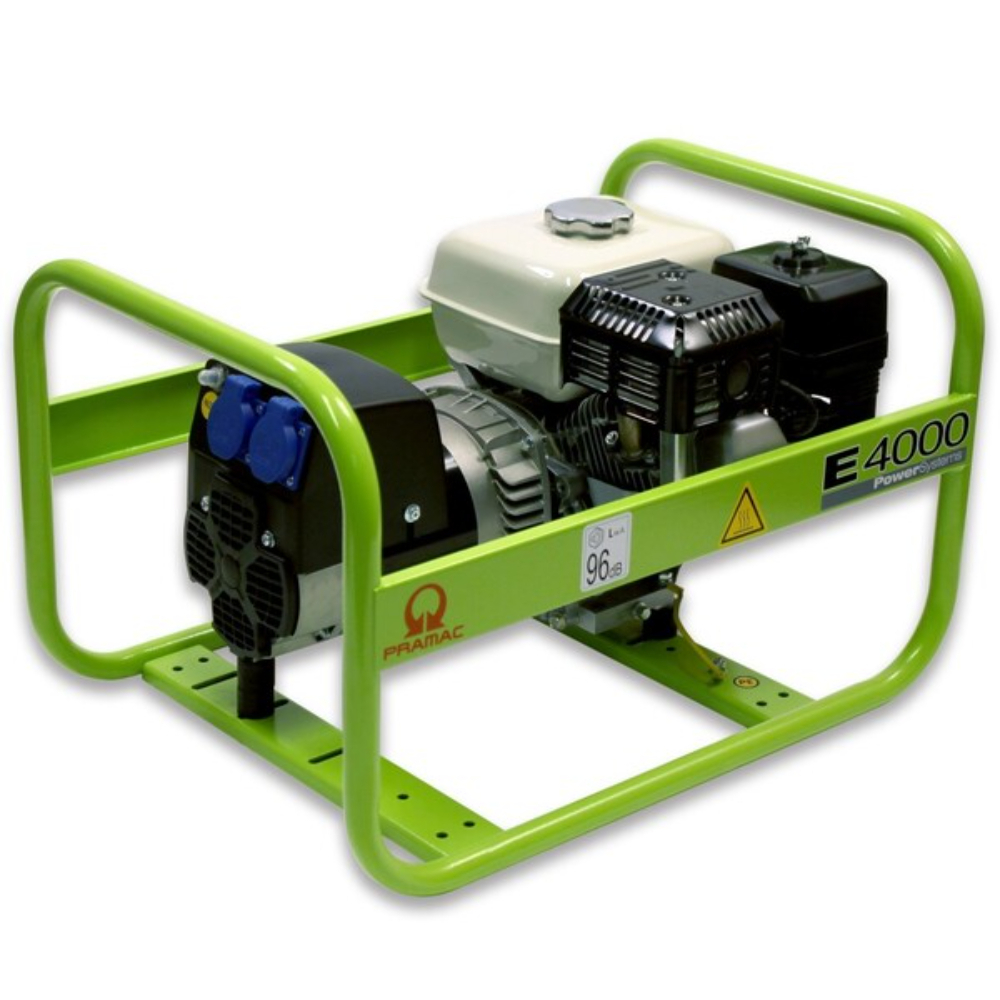 Groupe Electrogène E4000 HONDA 3100W Démarrage Manuel Kit Inclus - PRAMAC - PA292SH100Q