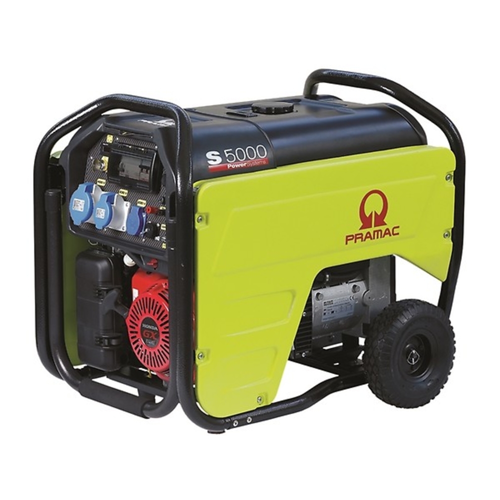 Groupe Electrogène S5000 Honda GX270 - Démarrage Électrique Monophasé - PRAMAC - PD412SH2Z05