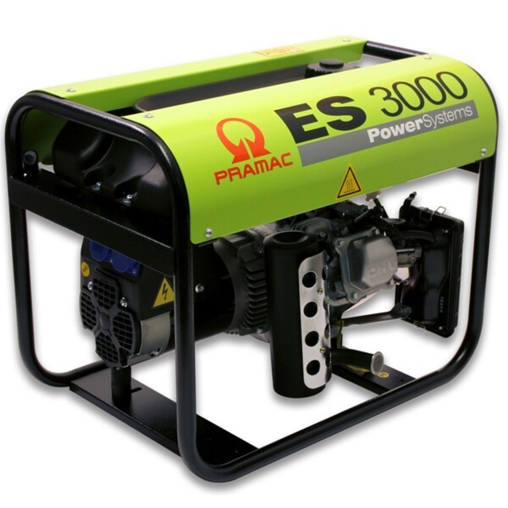 Groupe Electrogène ES3000 AVR HONDA 2590W Essence - Démarrage Manuel Autonomie 11,8h - PRAMAC - PE242SH100K