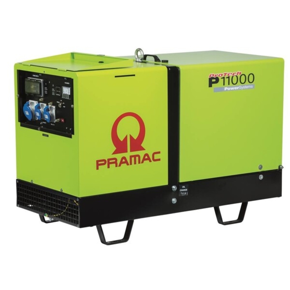 Groupe Électrogène Monophasé YANMAR 9540W Démarrage Électrique 8h Autonomie - PRAMAC - PF113SY4000