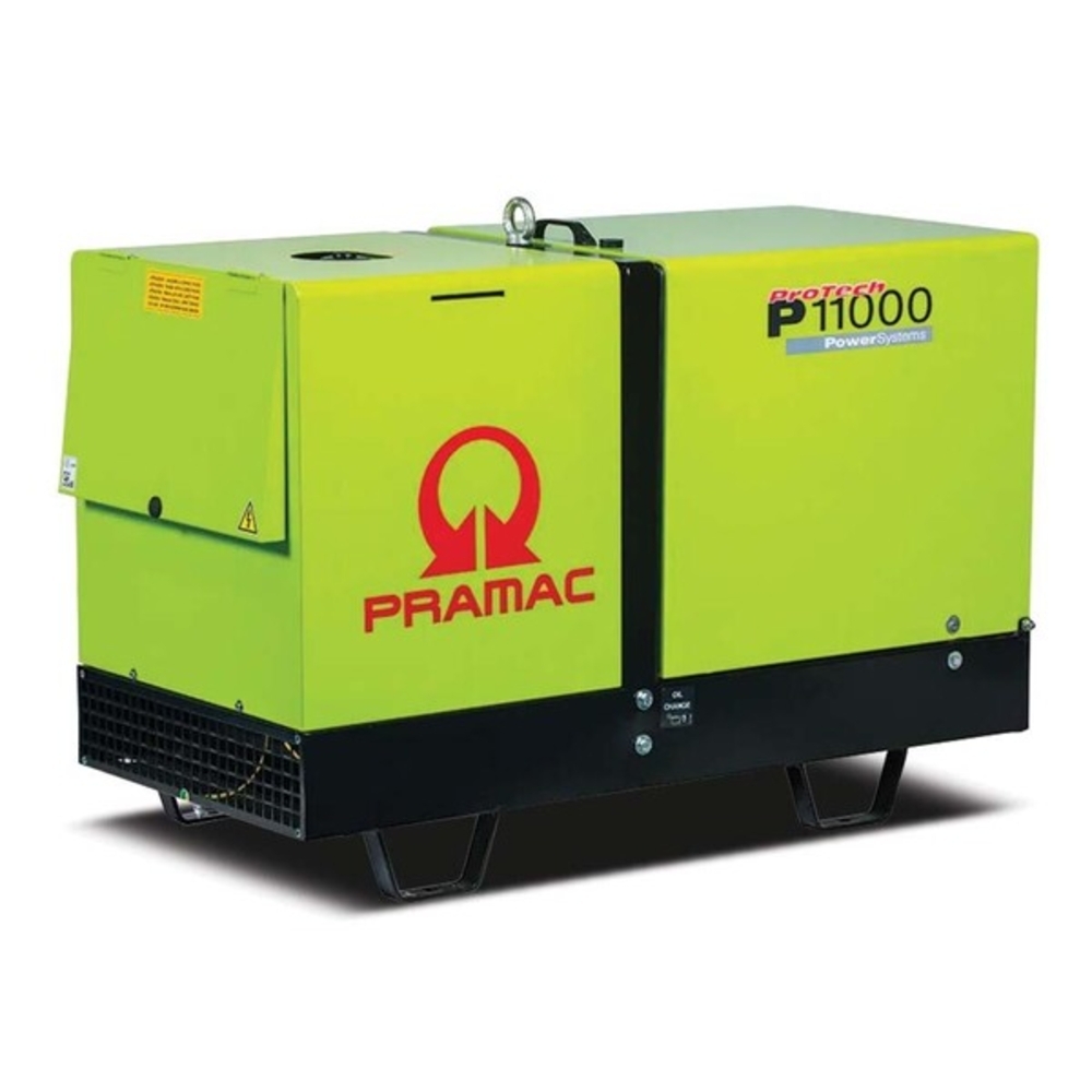 Groupe électrogène P11000 YANMAR diesel 9540W démarrage électrique 8h - PRAMAC - PF113SY400C