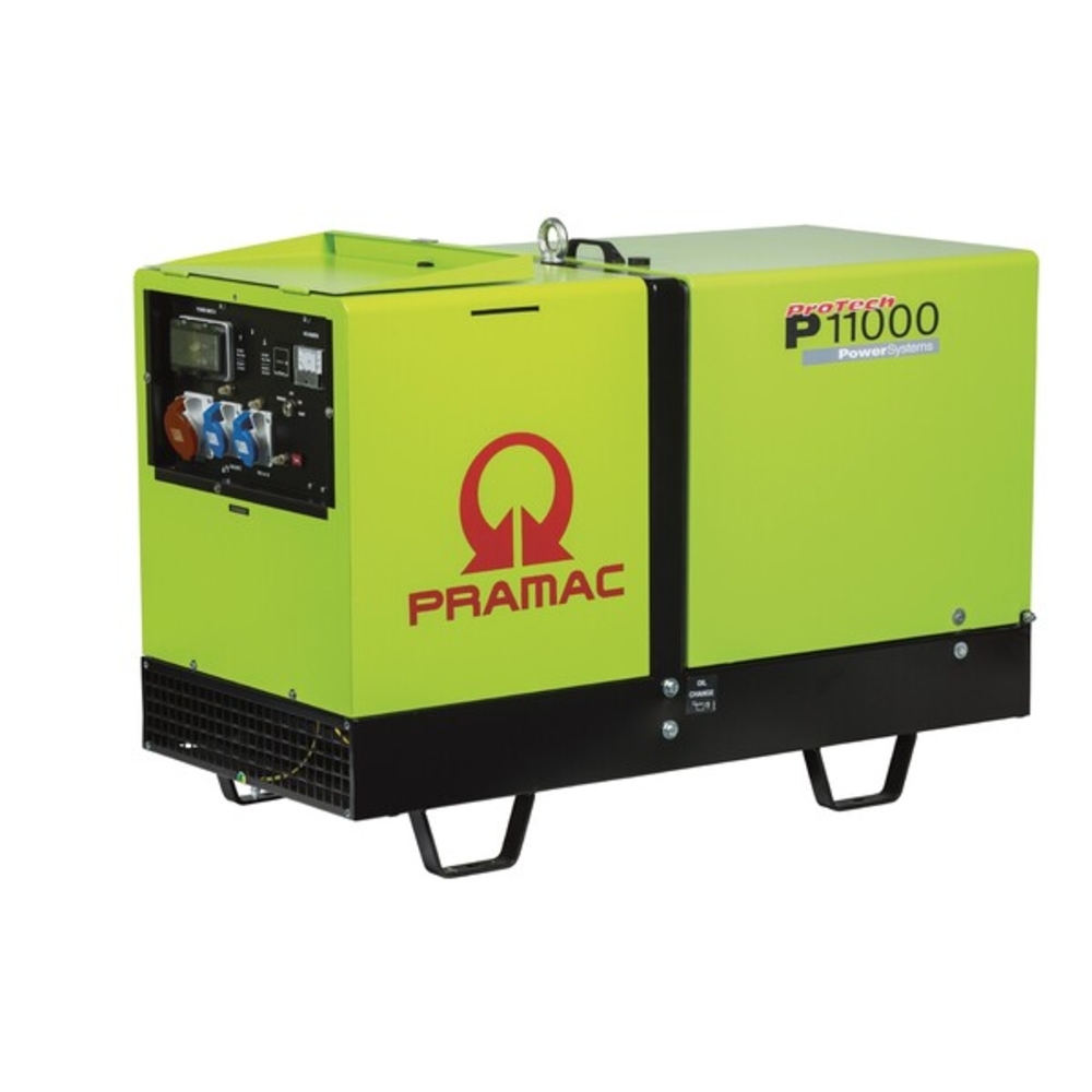 Groupe Électrogène Triphasé Yanmar 11kVA Diesel Démarrage Électrique - PRAMAC - PF113TY4003