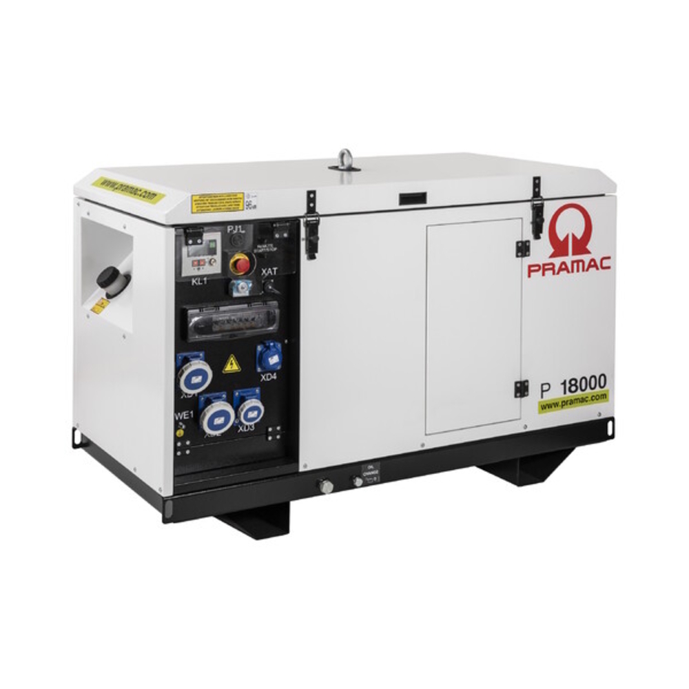 Groupe Électrogène Monophasé Yanmar 13600W - Démarrage Électrique Diesel - PRAMAC - PF183SY4004