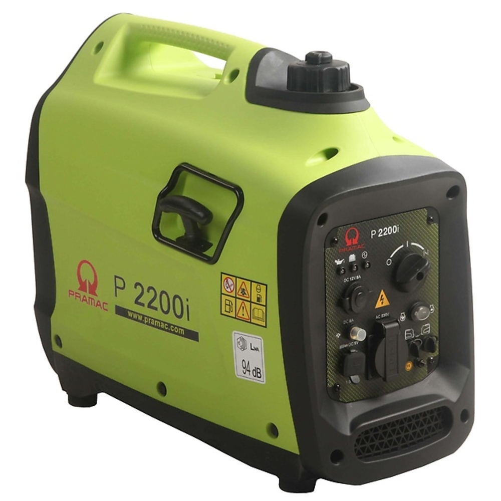 Groupe Electrogène P2200i Inverter 2100W - Démarrage Manuel 4.5h Autonomie - PRAMAC - PF192SX1000