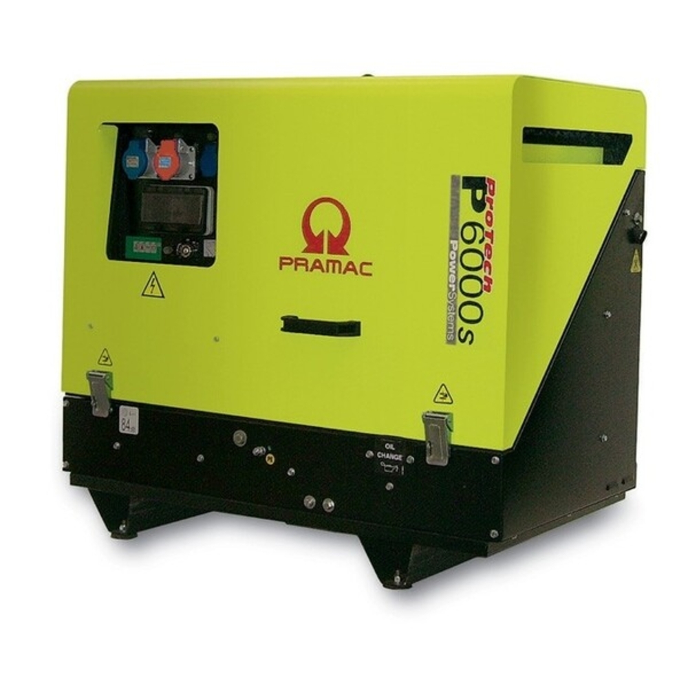 Groupe électrogène Yanmar P6000s diesel silencieux 5530W démarrage électrique - PRAMAC - PF602TY400A