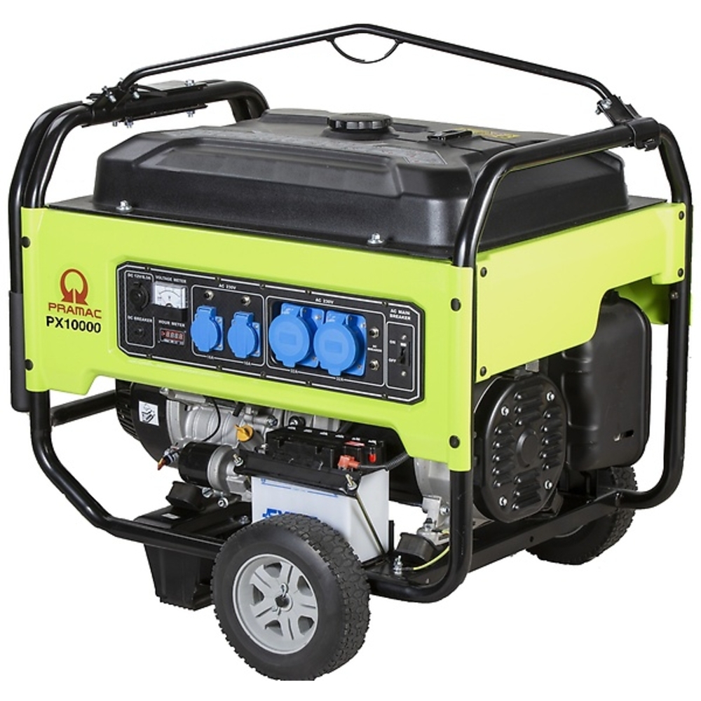 Groupe Électrogène PX10000 - 9300W, Démarrage Manuel/Électrique 10.7h Autonomie - PRAMAC - PK852SXB000