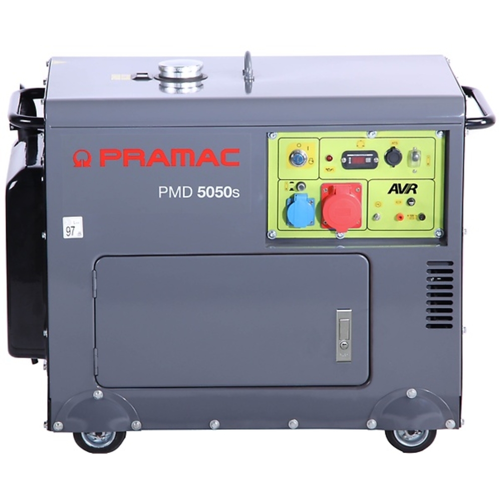 Groupe électrogène Powermate PMD5050s triphasé 3700W diesel démarrage électrique - PRAMAC - PR422TXAY00