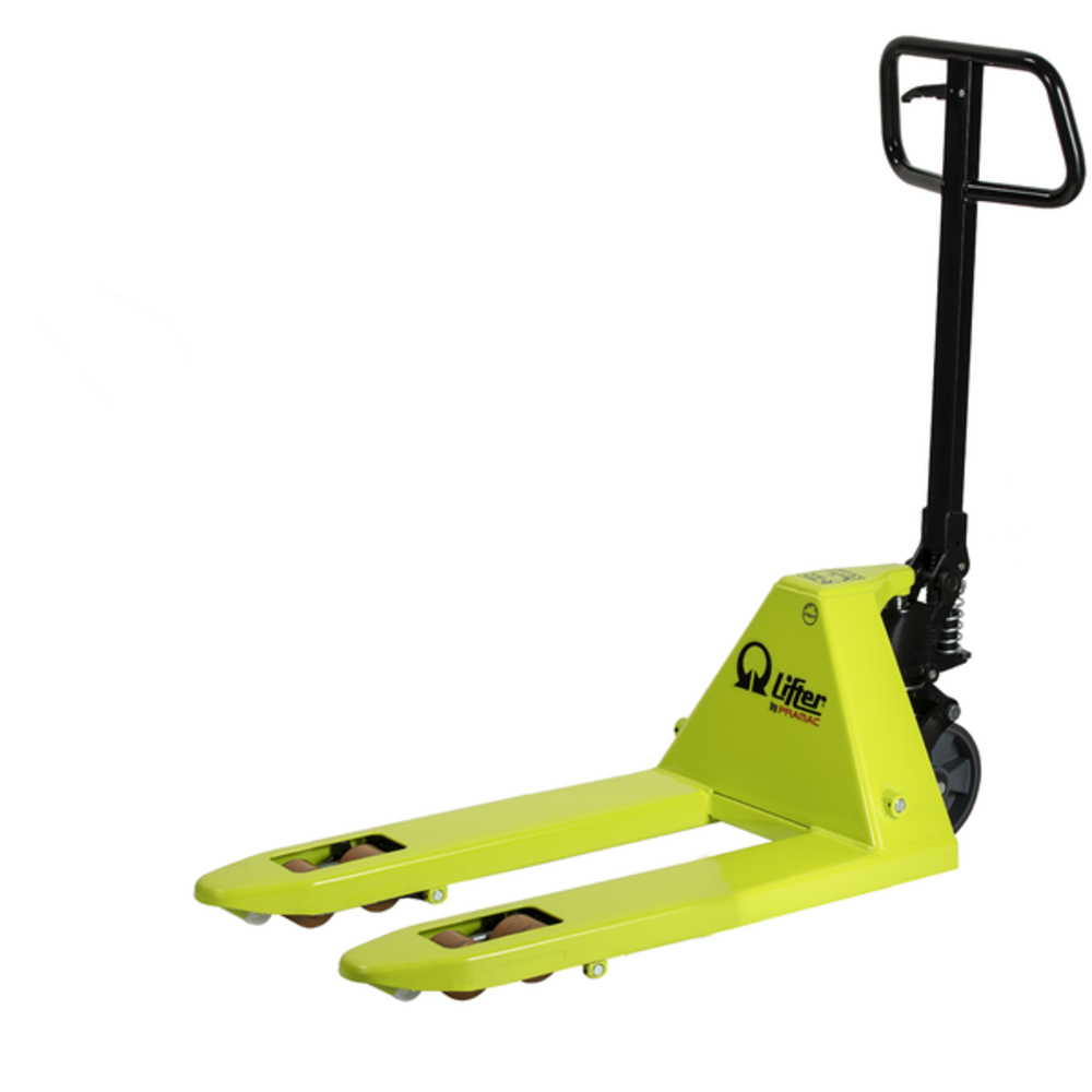 Transpalette Manuel GS EVO MINI 2,5T - Ergonomique, Roues Polyuréthane, Fourches 800x400mm - PRAMAC - TEB00AVY100