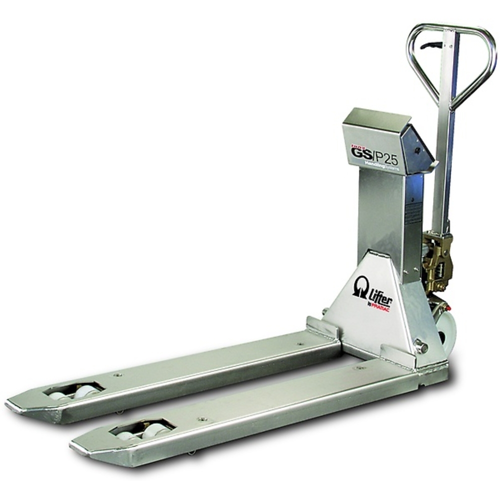 Transpalette peseur GS/P 25 S4 - Capacité 2,5T Précision 500g INOX - PRAMAC - TFB53CII8I0